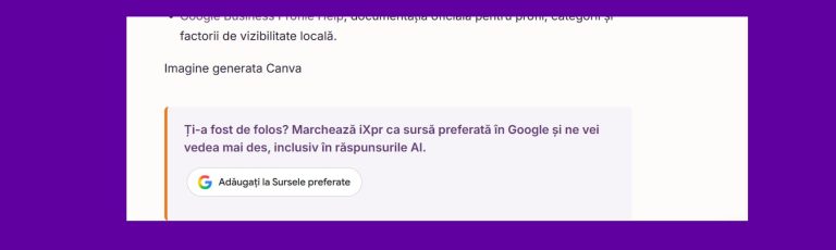 Cum devii sursă preferată în Google și de ce contează pentru vizibilitatea ta în AIprin screen