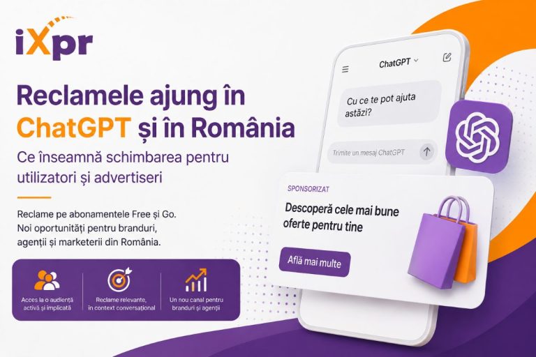 reclame GPT si in romania ce inseamna pentru advertiseri